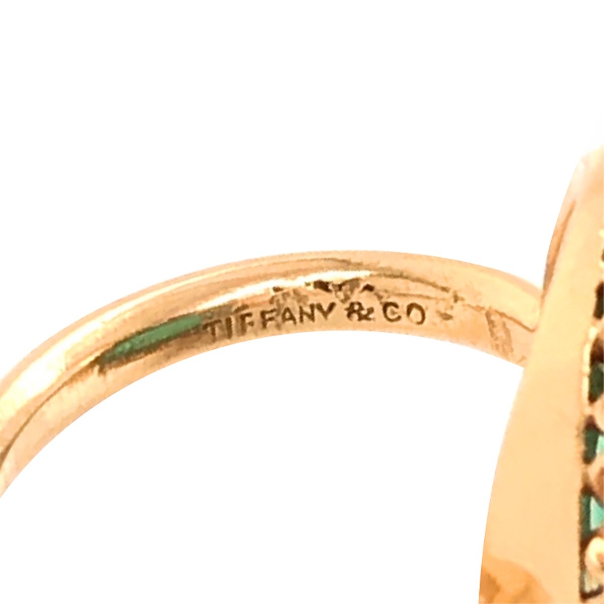 Tiffany & Co Emerald, Diamond and 18K Ring