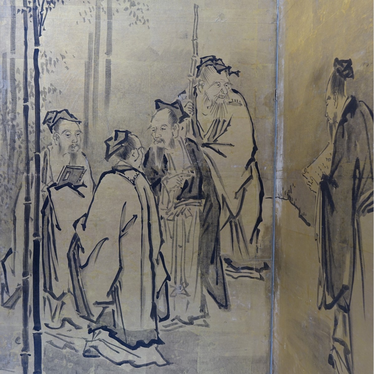 19th C. Chinese Painted Screen