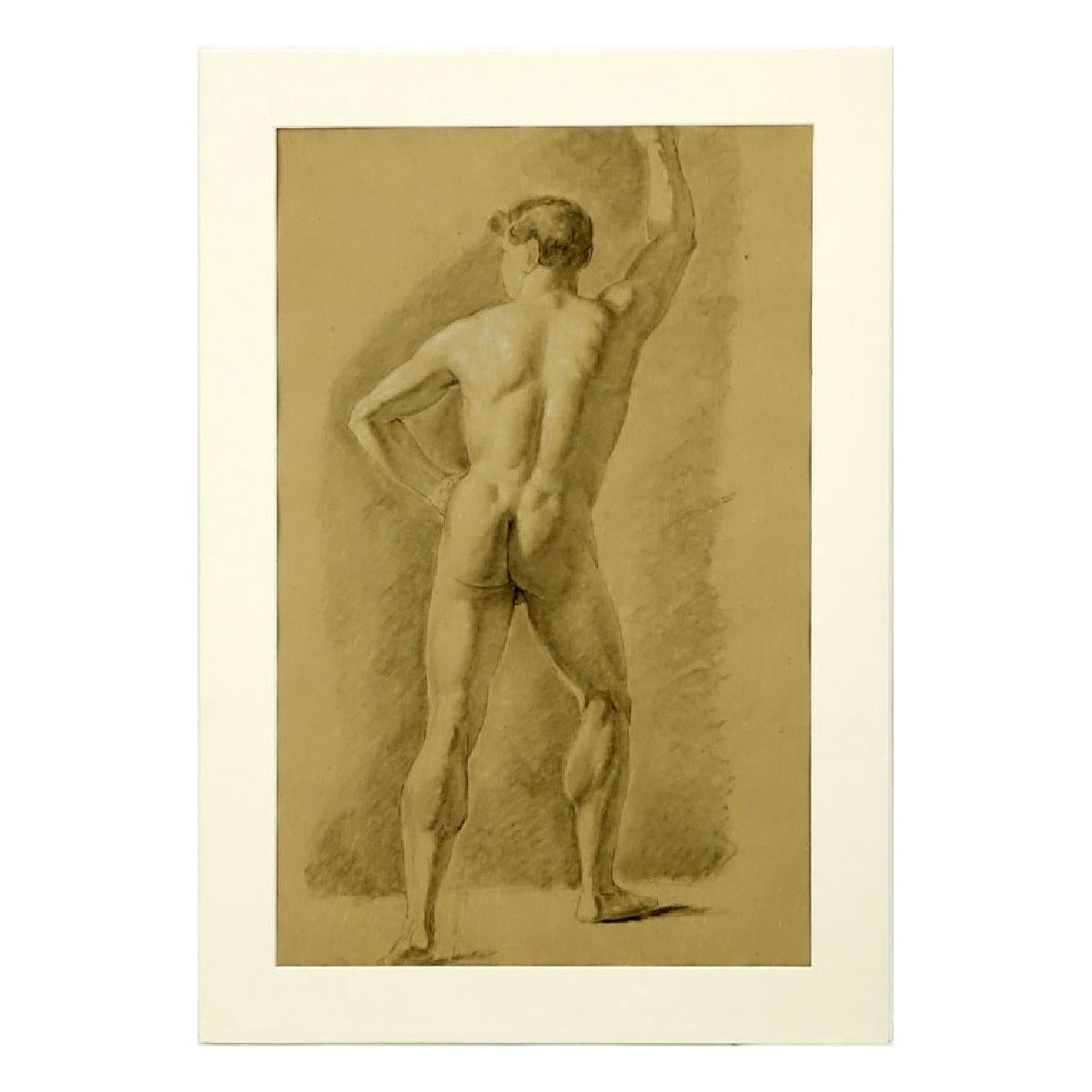 18th C. European School Charcoal on Paper