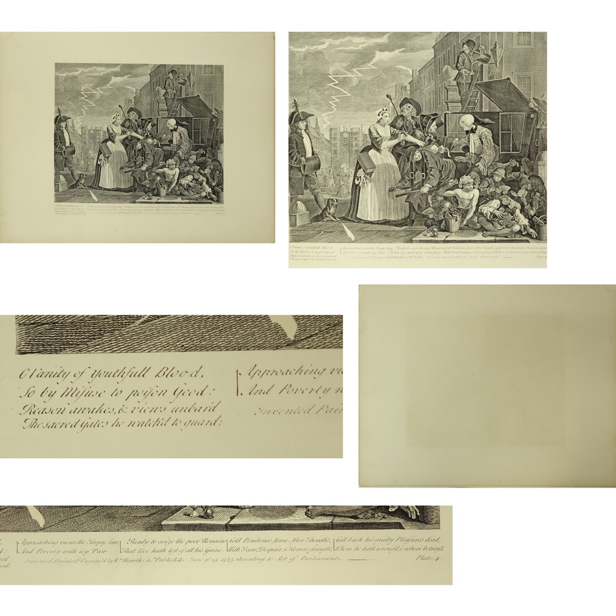 After: William Hogarth, British, Ten Etchings