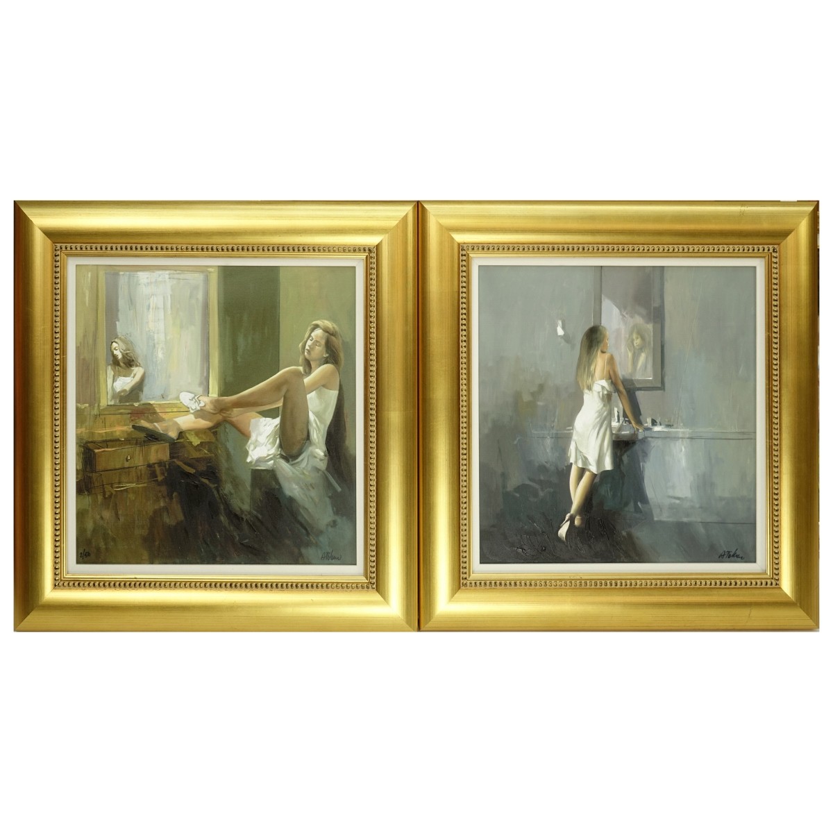 Two Antonio Tamburro Giclee on Canvas