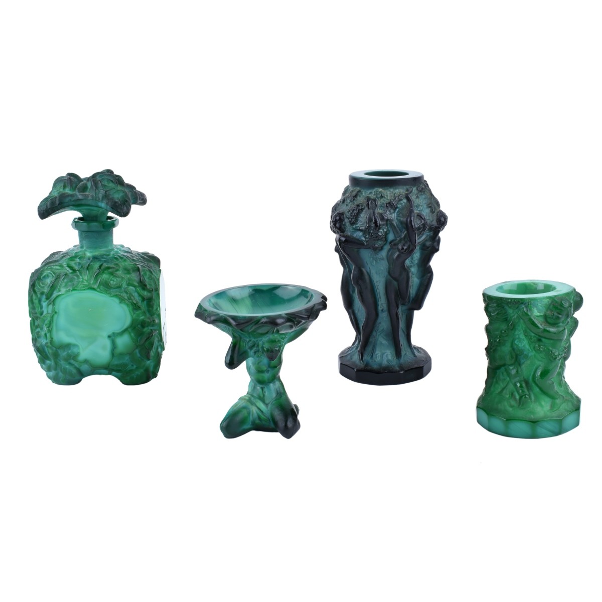 Malachite Glass Tableware