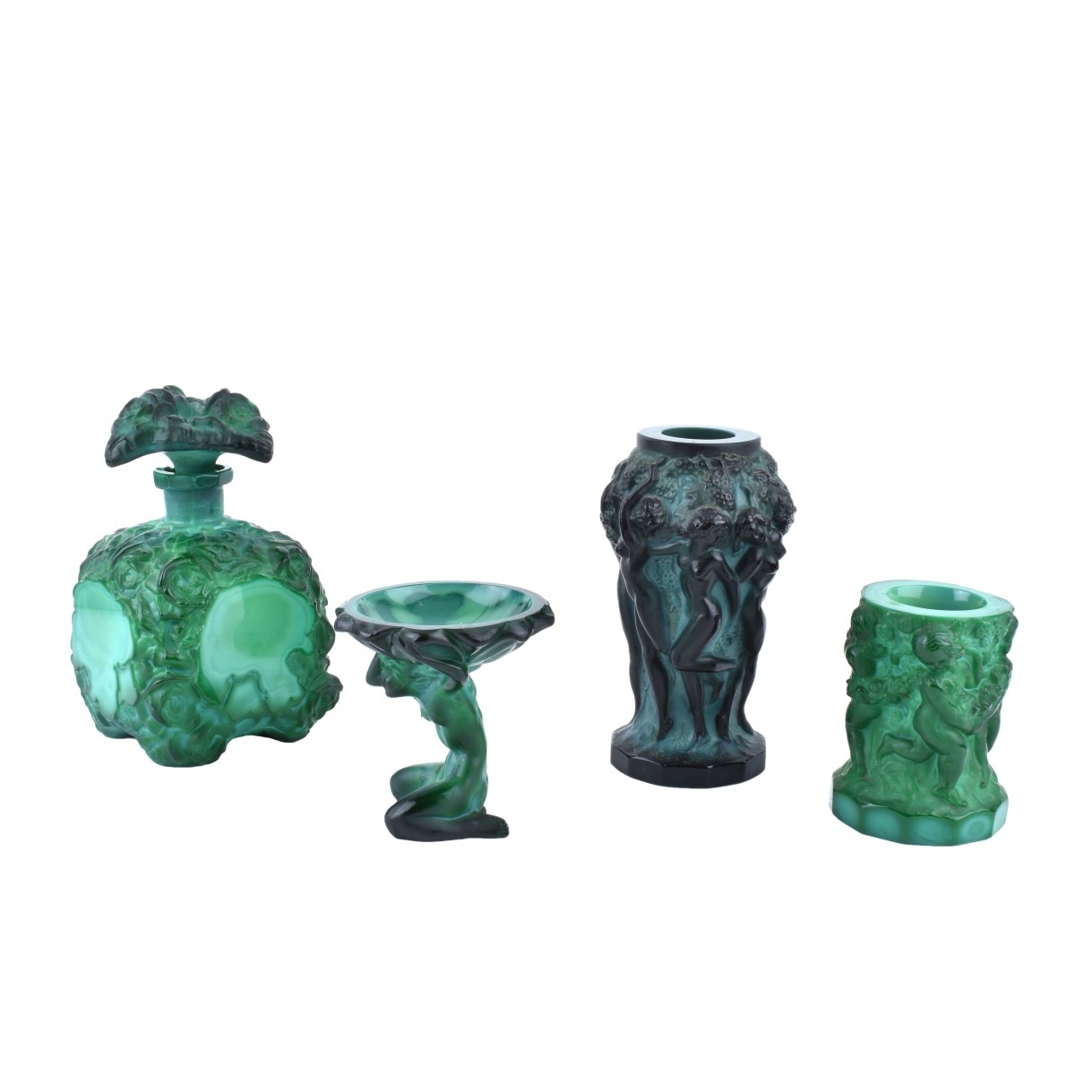 Malachite Glass Tableware