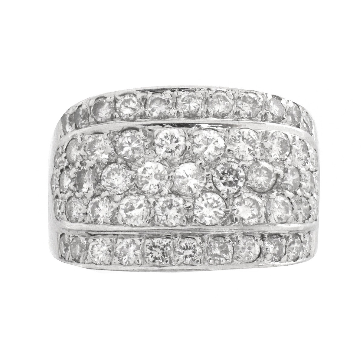 Diamond and 18K Ring