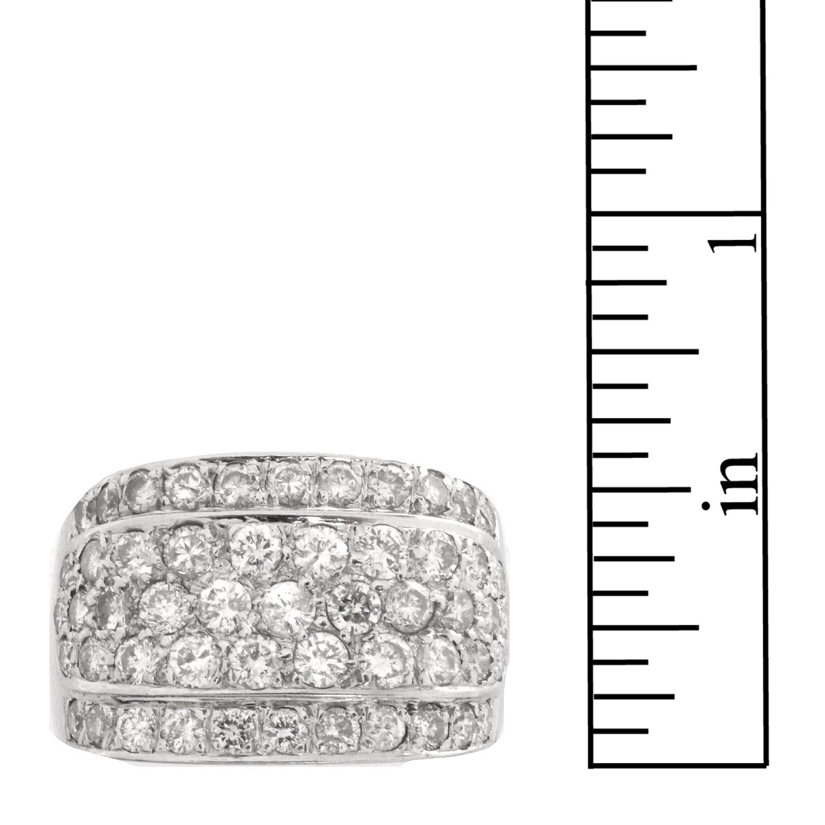 Diamond and 18K Ring