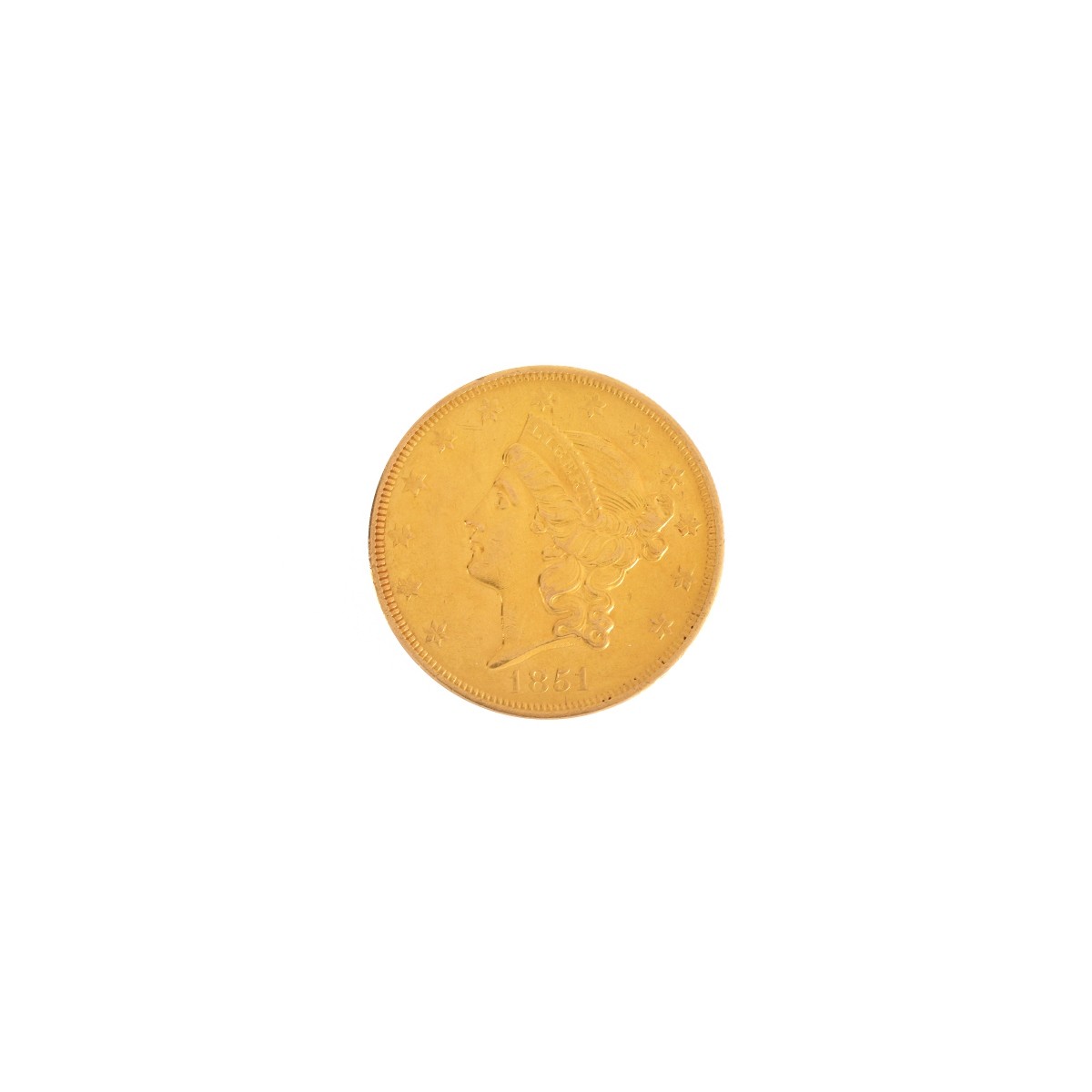 1851-O Liberty Head Gold $20.00