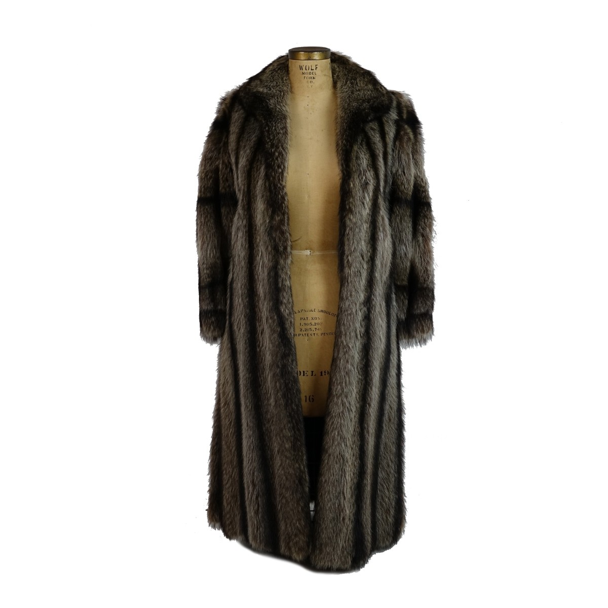 Vintage Raccoon Fur Coat