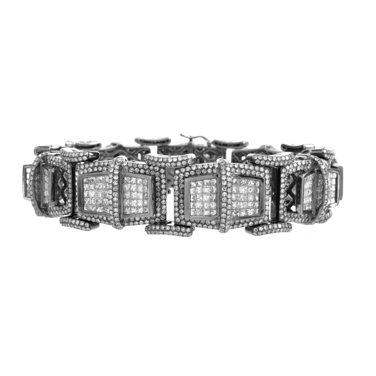 Man's Diamond and 14K Bracelet