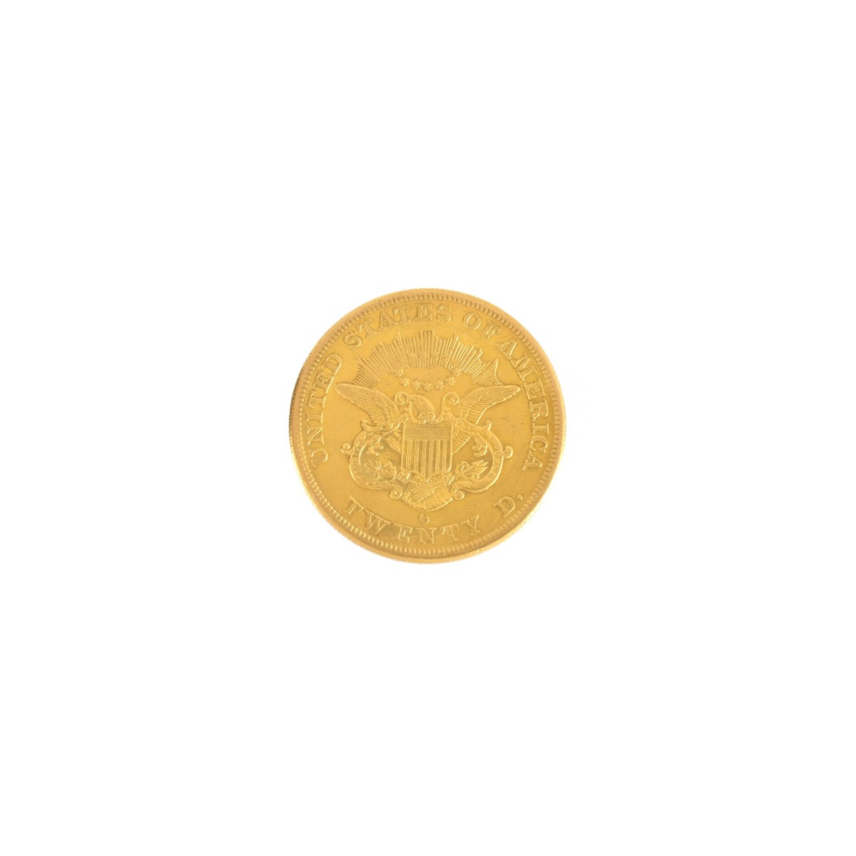 1852-O Liberty Head Gold $20.00