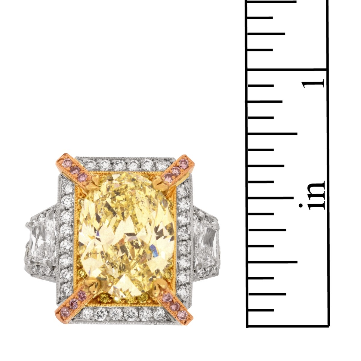 Michael Beaudry Fancy Yellow Diamond Ring