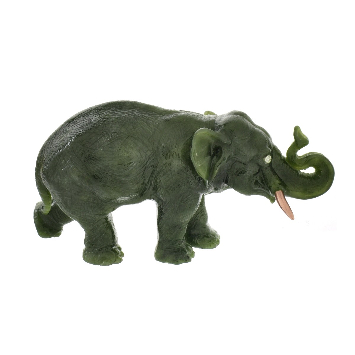 Russian Faberge Jade Elephant