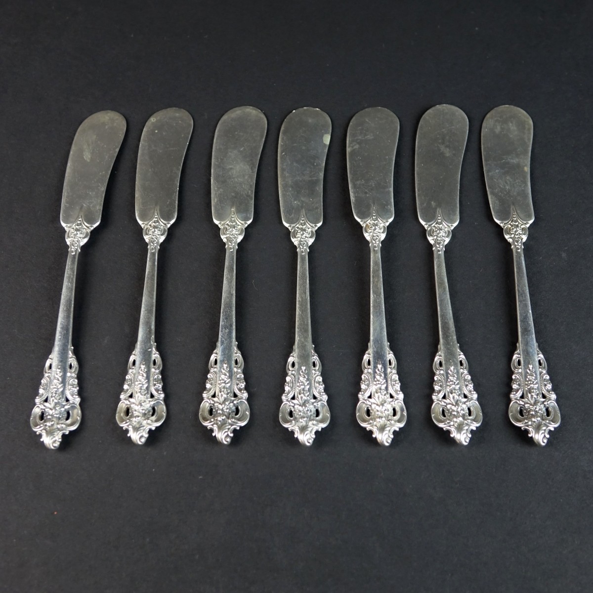 (7) Wallace "Grand Baroque" Sterling Spreaders