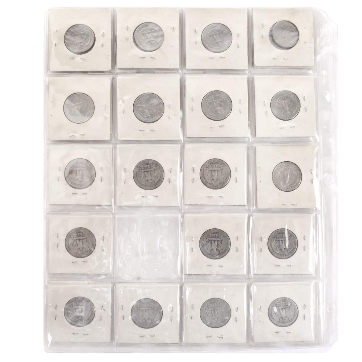 Twenty Eight (28) Washington Silver Quarters