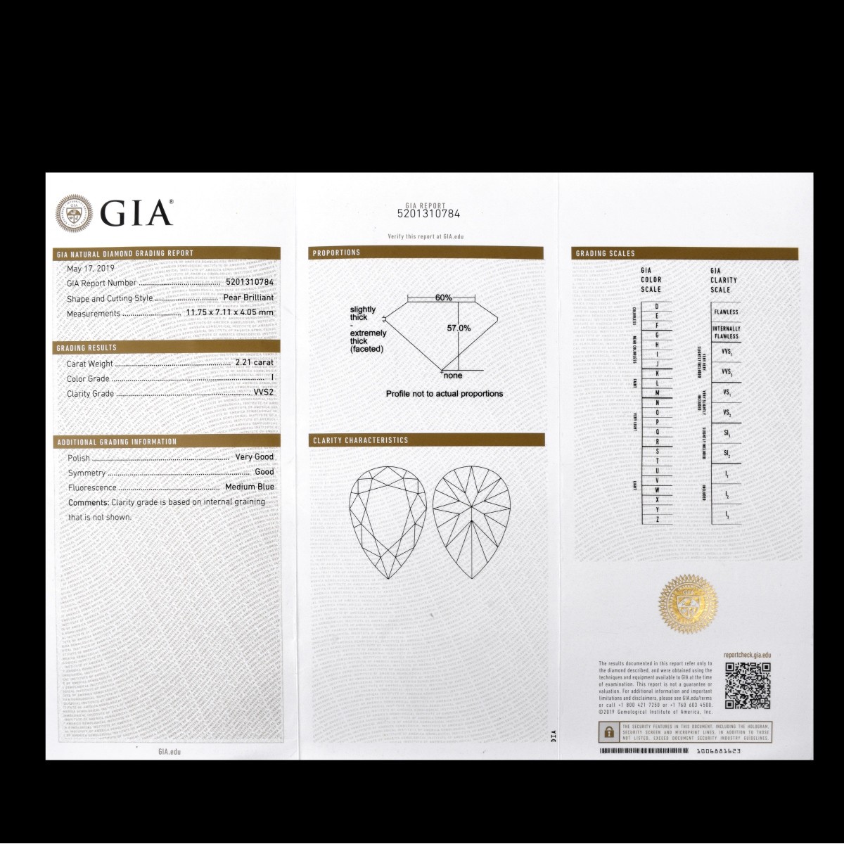 GIA 2.21 Carat Diamond