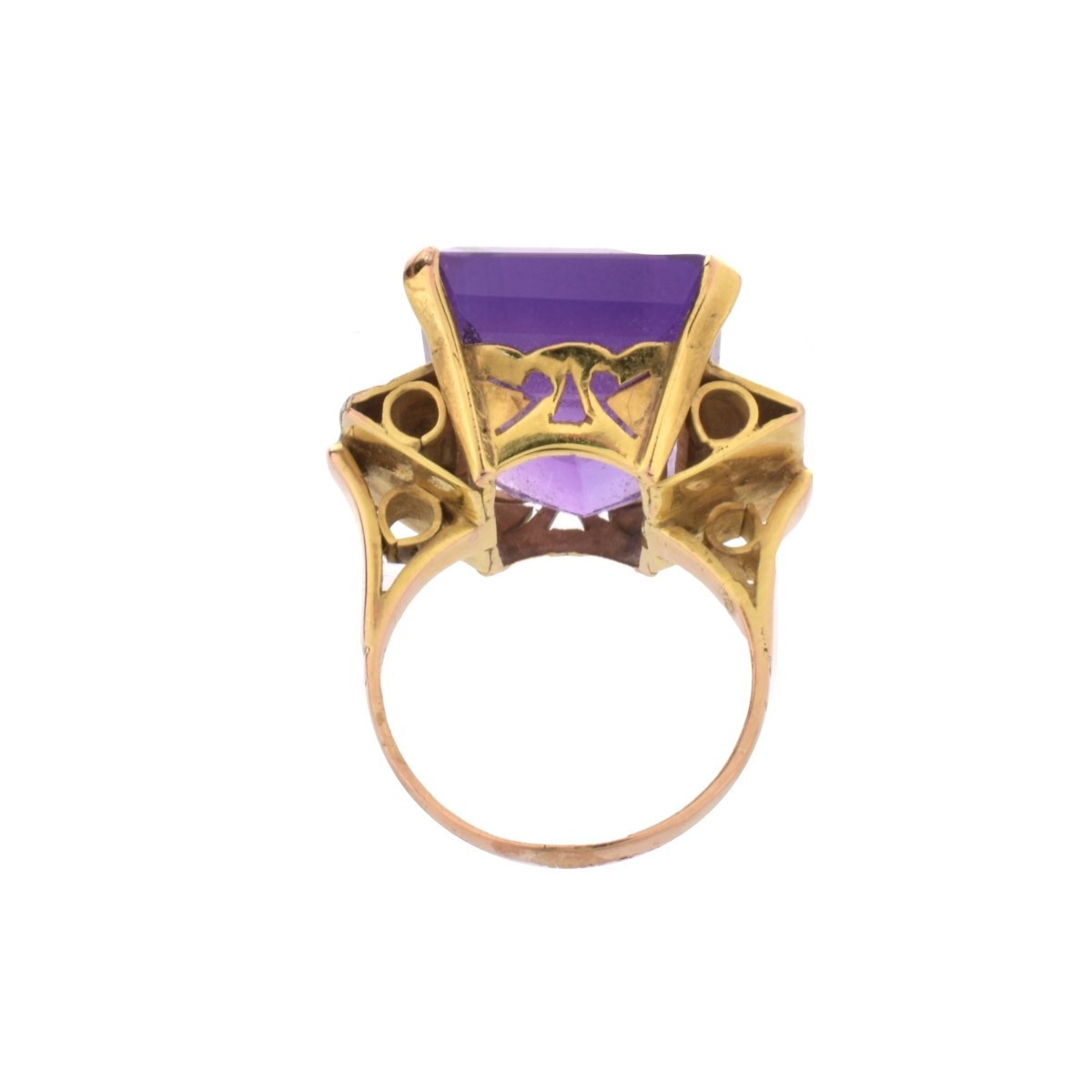 Vintage Amethyst and 14K Ring