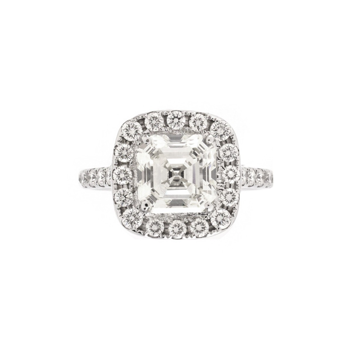 3.54 Carat Diamond and 18K Ring