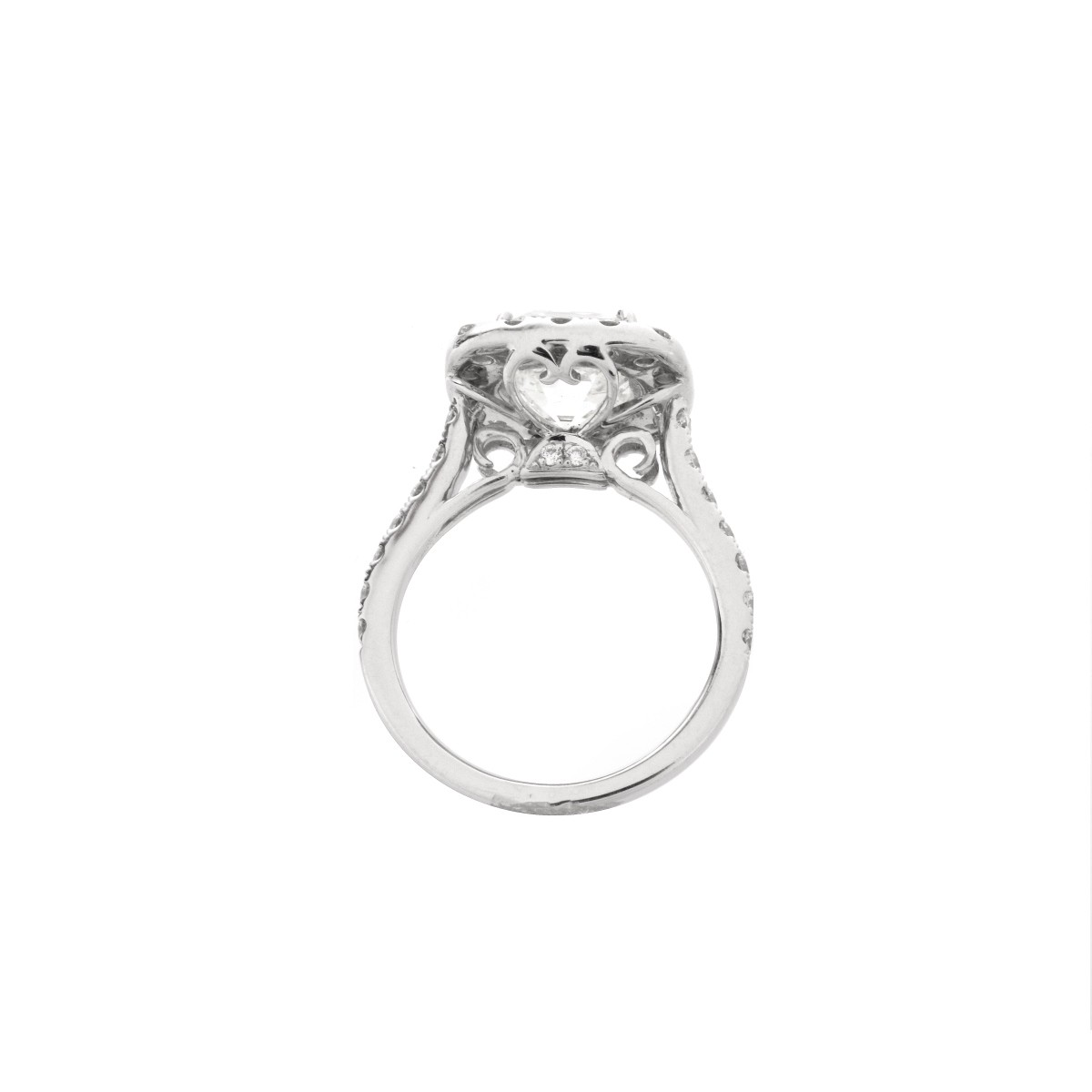 3.54 Carat Diamond and 18K Ring