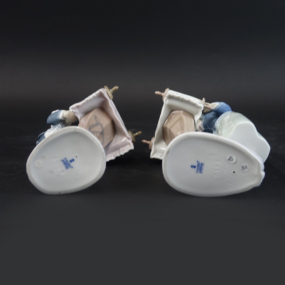 Two (2) Lladro Glazed Porcelain Figurines