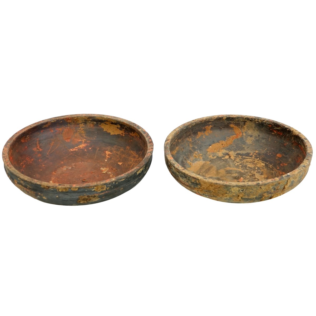 Two (2) Antique Chinese Terracotta Bowls