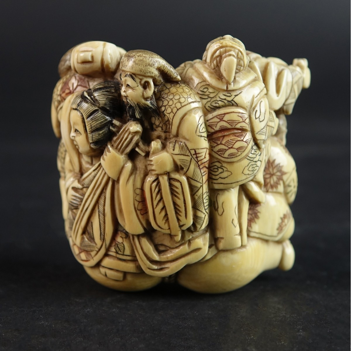 Antique Japanese Polychrome Netsuke