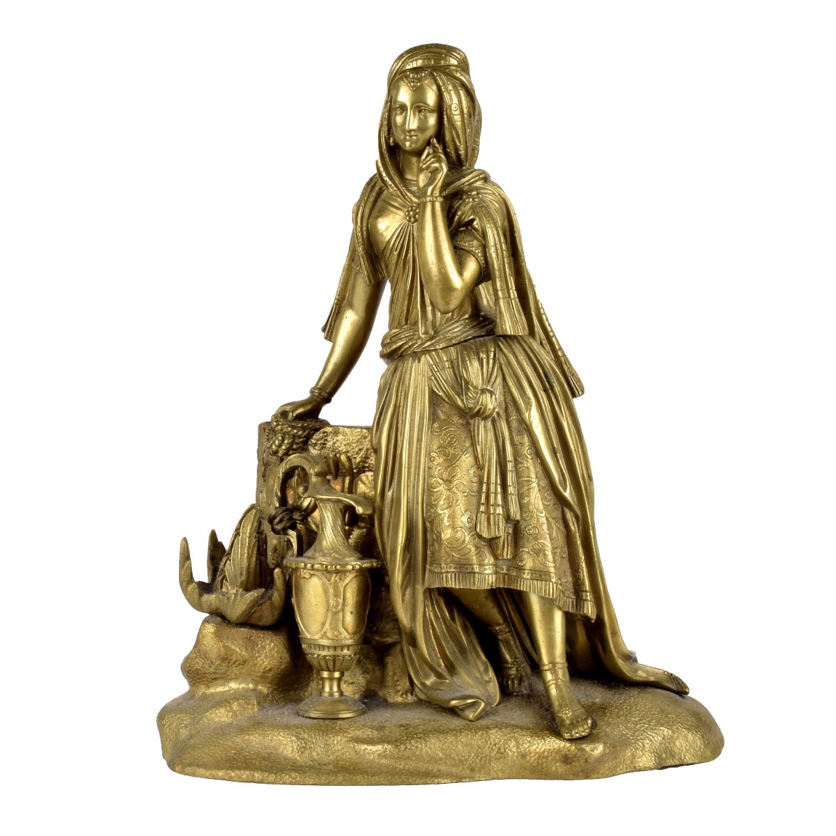 Bronze Sculpture "Rebecca at the Well"