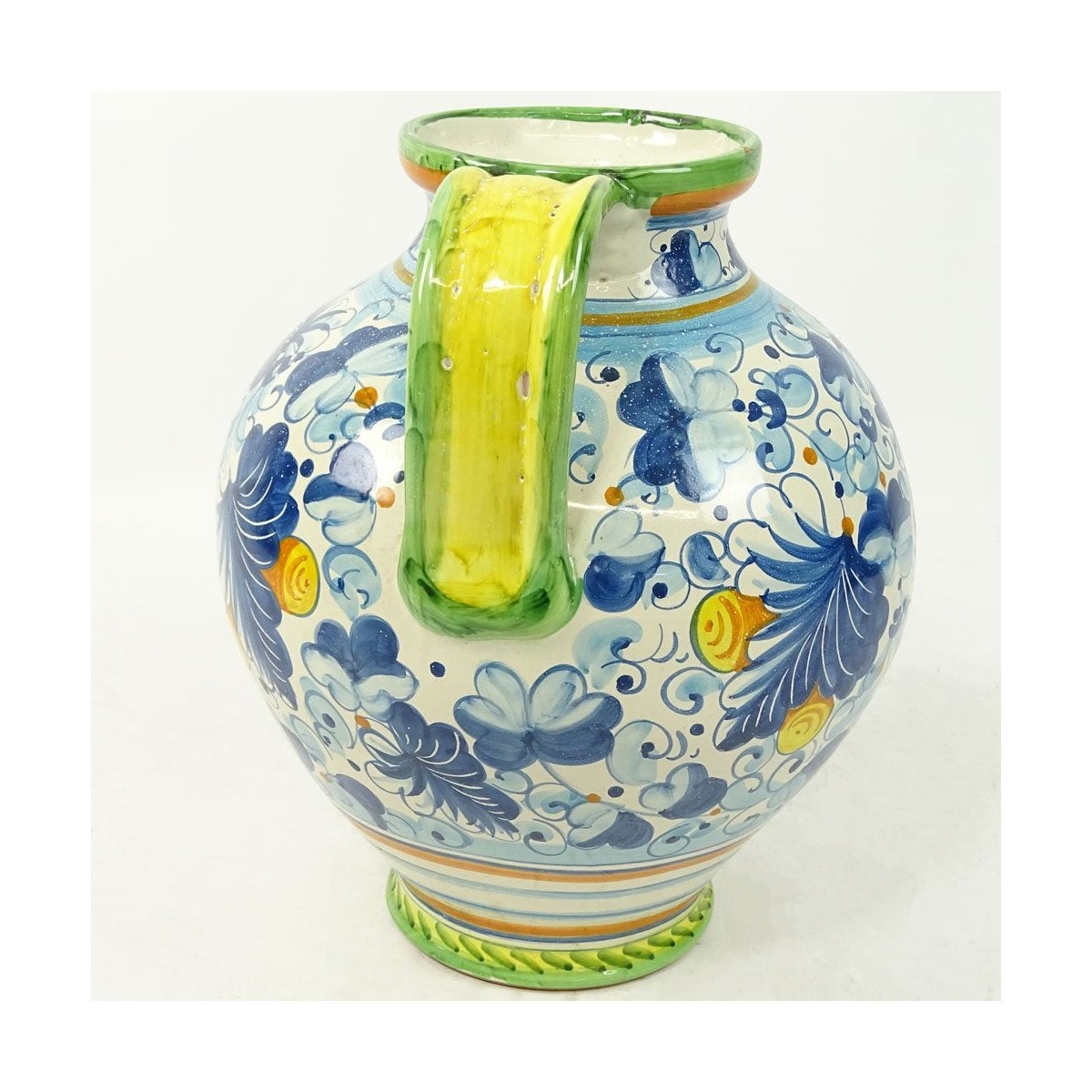 Italian Majolica Pottery Pitcher