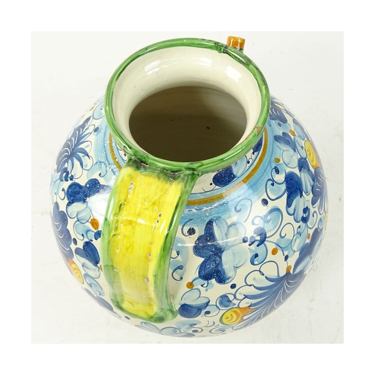 Italian Majolica Pottery Pitcher