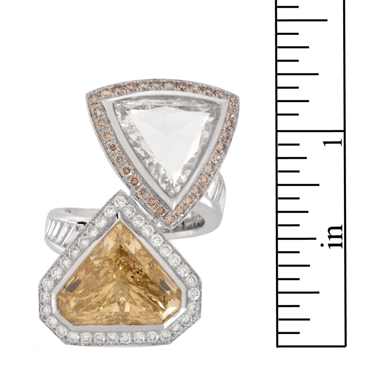 10.55 Carat Diamond and Platinum Ring