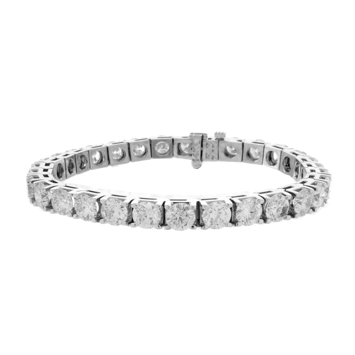 Diamond and 14K Tennis Bracelet