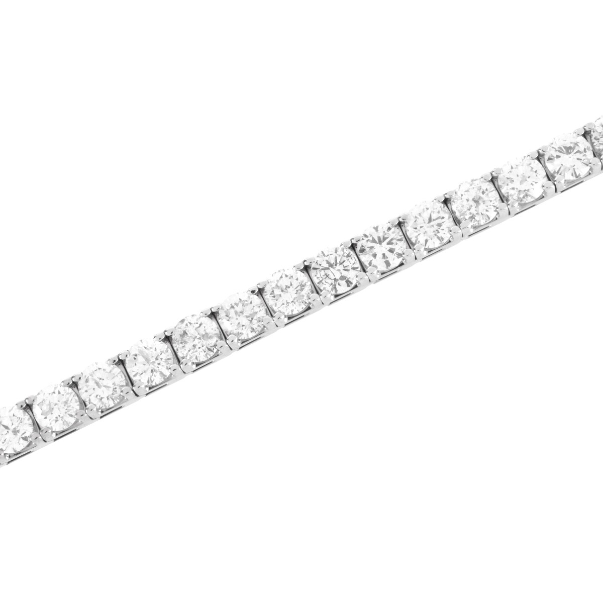 Diamond and 14K Tennis Bracelet