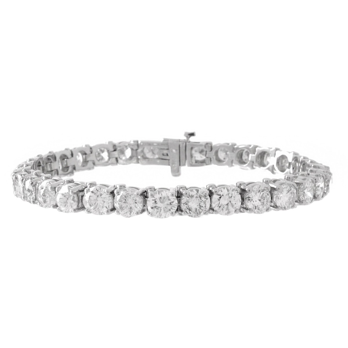 Diamond and 18K Tennis Bracelet