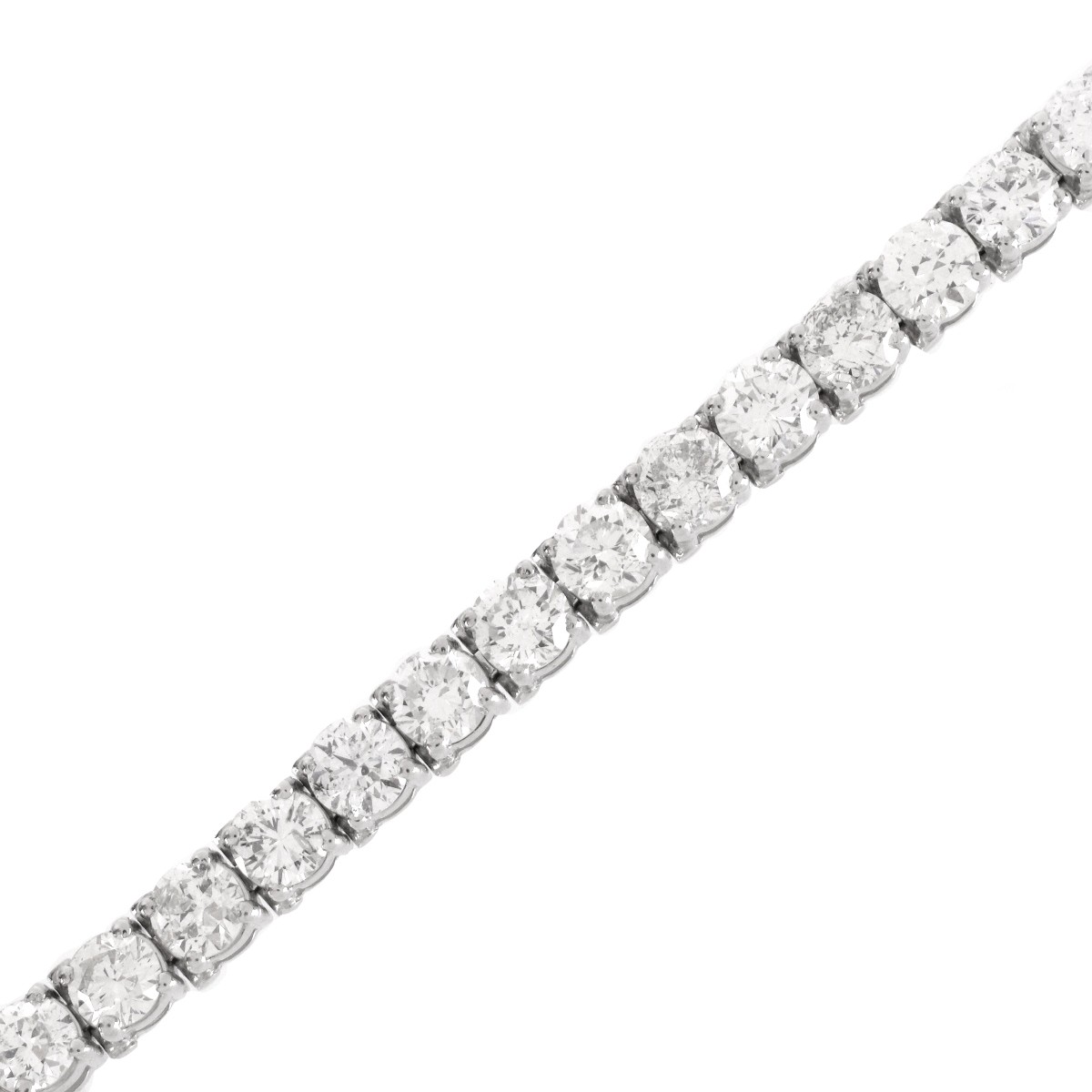 Diamond and 18K Tennis Bracelet