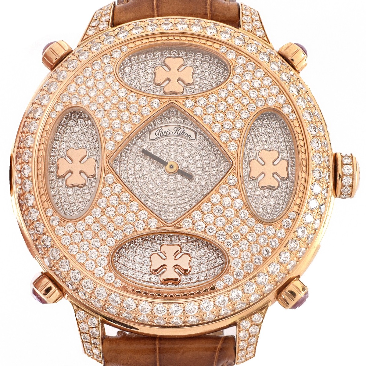 Paris Hilton Diamond and 18K Watch