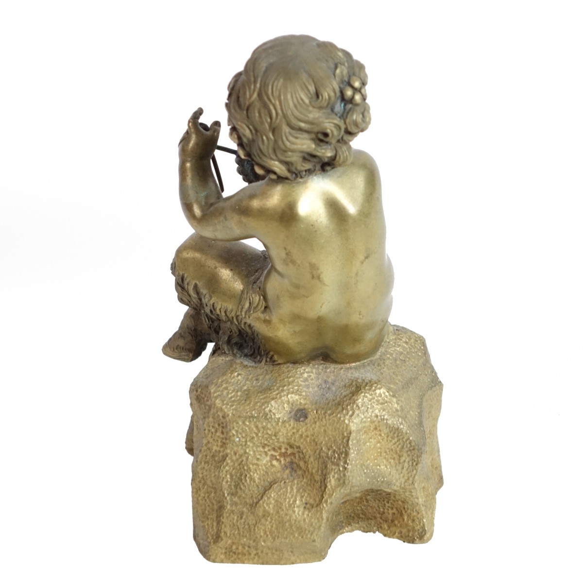 20th C. Bronze Sculpture of a Faun Boy