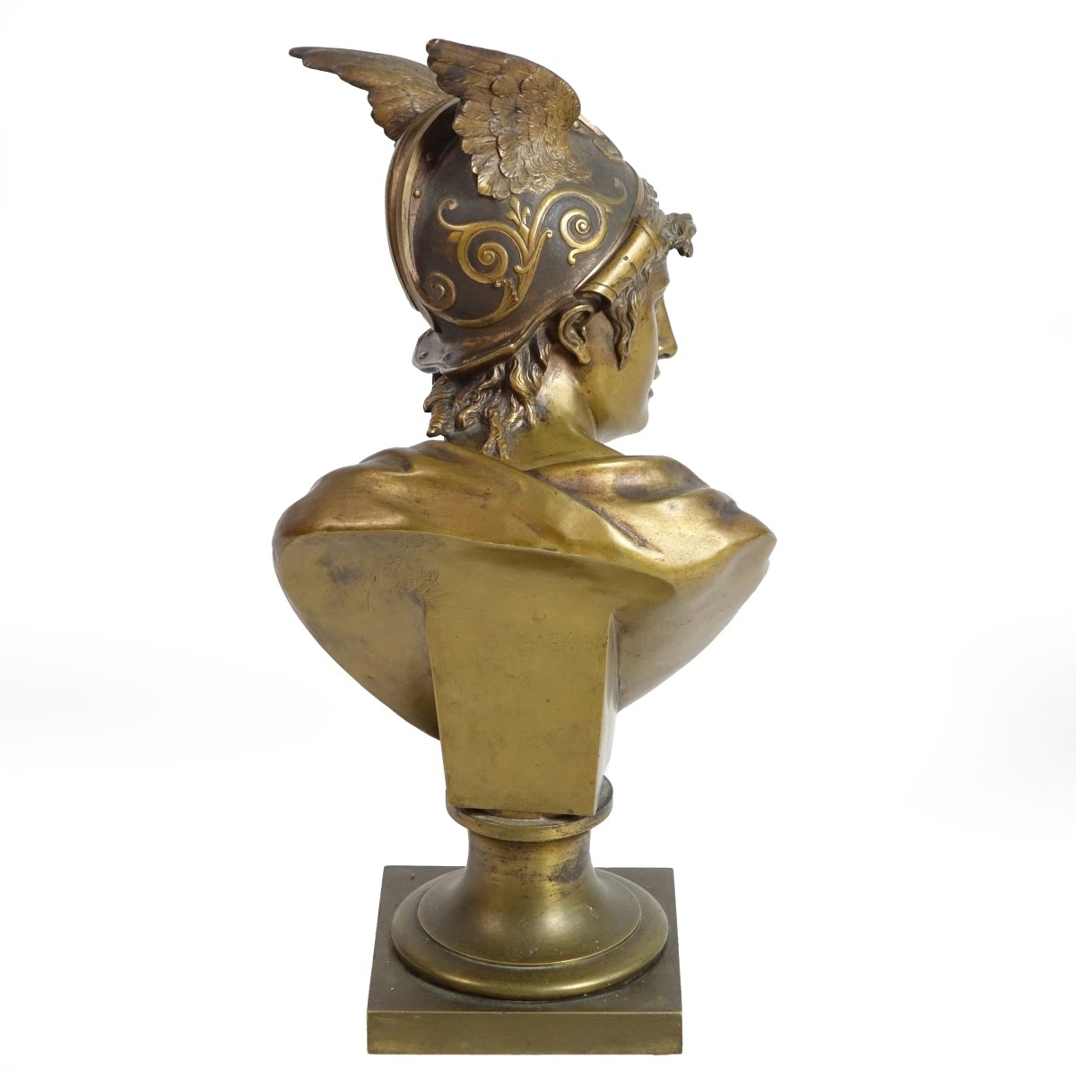 20th C. Bronze Bust of Hermes