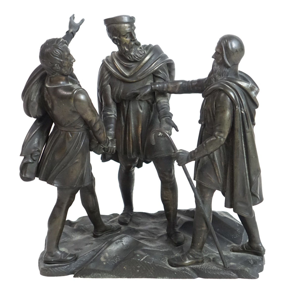 Antique European School Bronze Sculpture