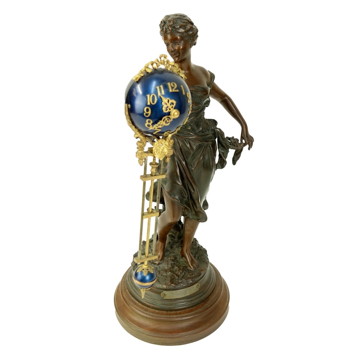 After: Ernest Rancoulet (1870-1915) Bronze Clock