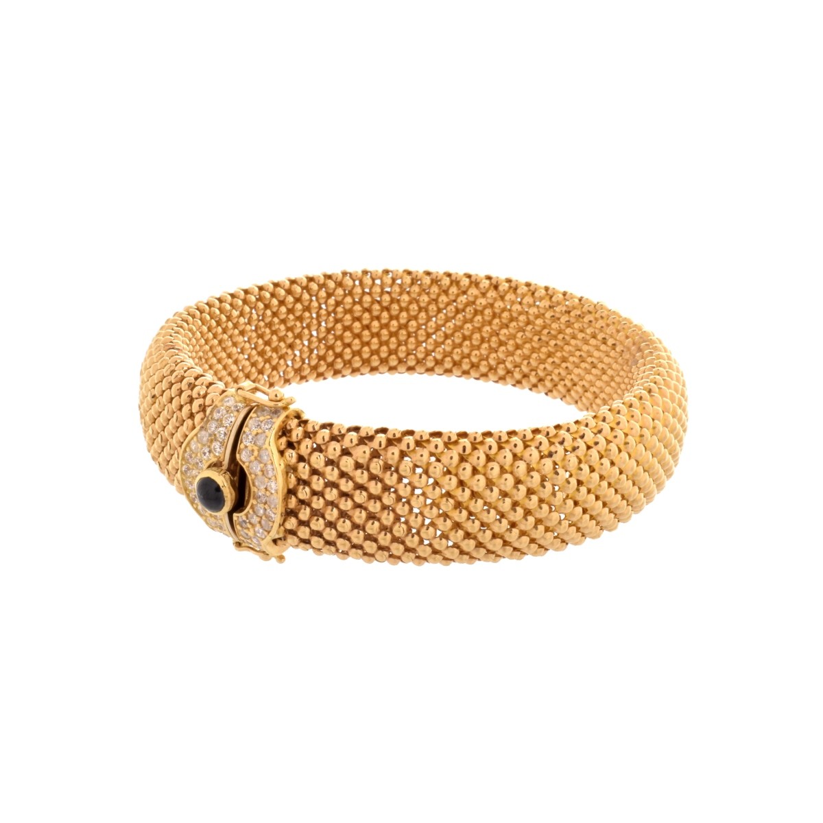 Diamond, Sapphire and 14K Bracelet