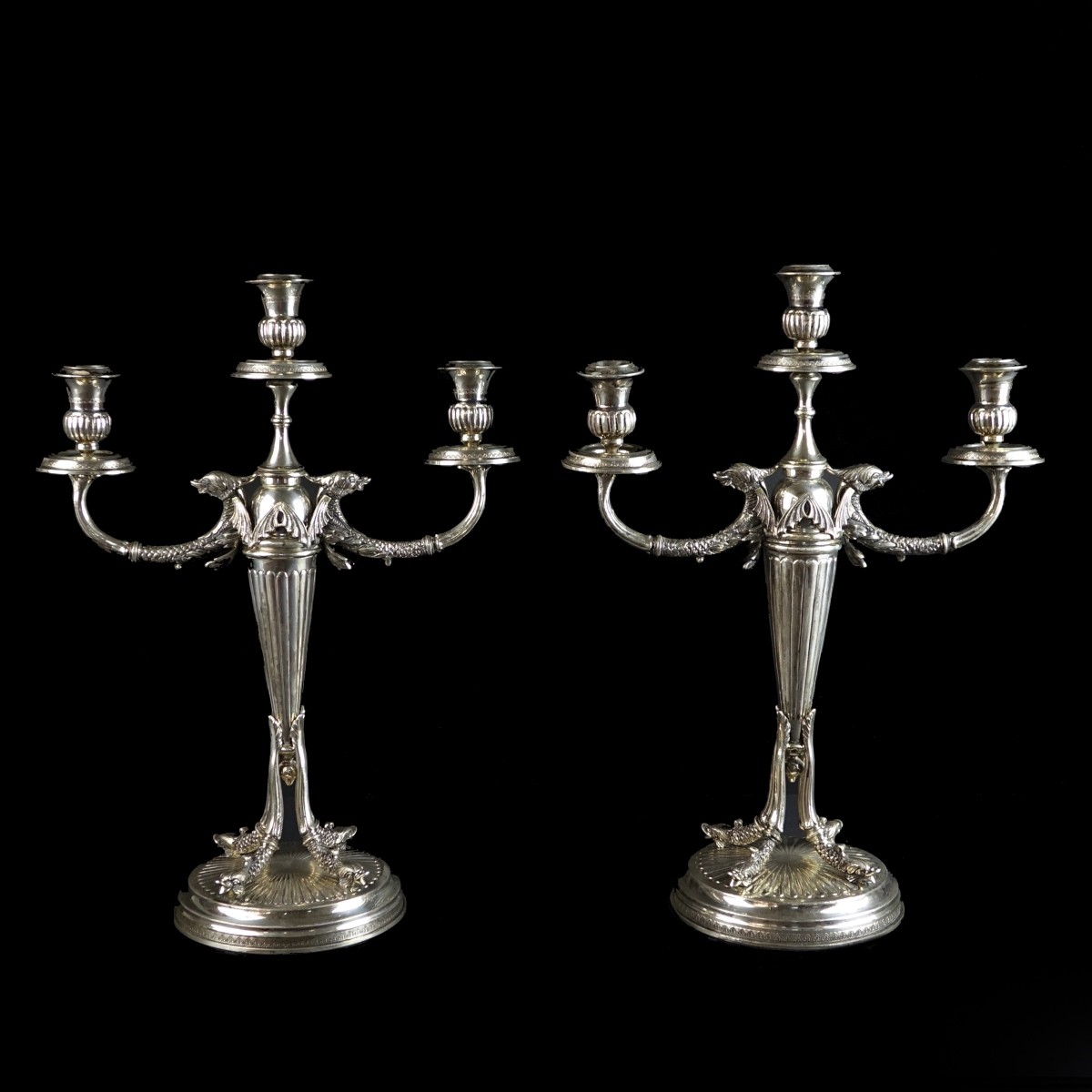 Baruyr Armenian 900 Silver Candelabra