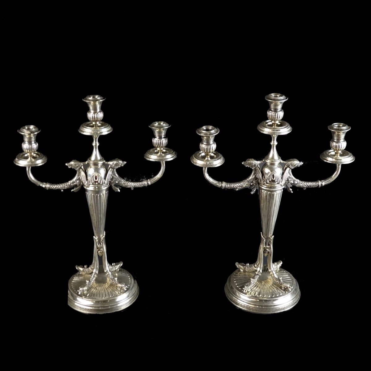 Baruyr Armenian 900 Silver Candelabra