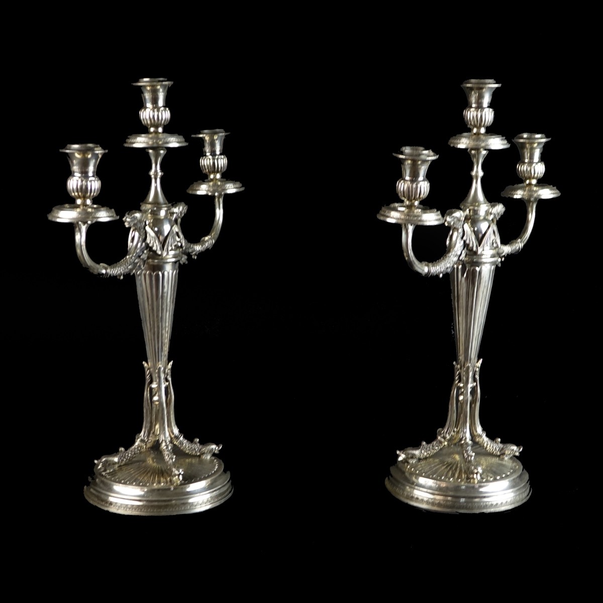 Baruyr Armenian 900 Silver Candelabra