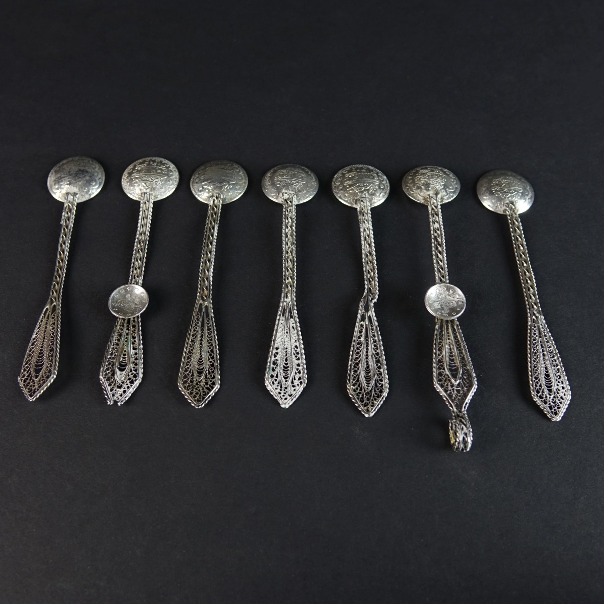 Turkish Coin Demitasse Spoons