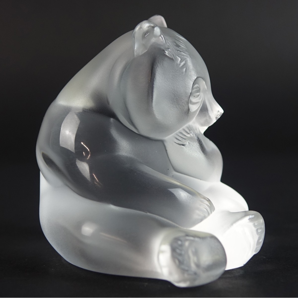 Lalique "Panda" Crystal Figurine