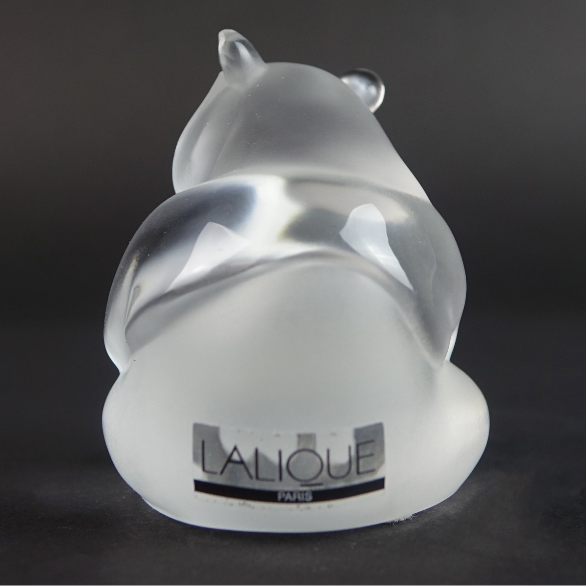 Lalique "Panda" Crystal Figurine