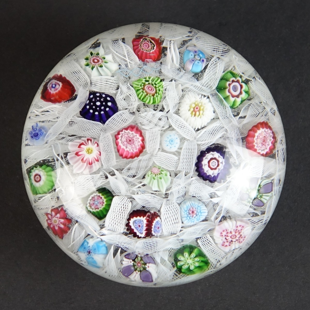 Antique Clichy Millefiori Paperweight