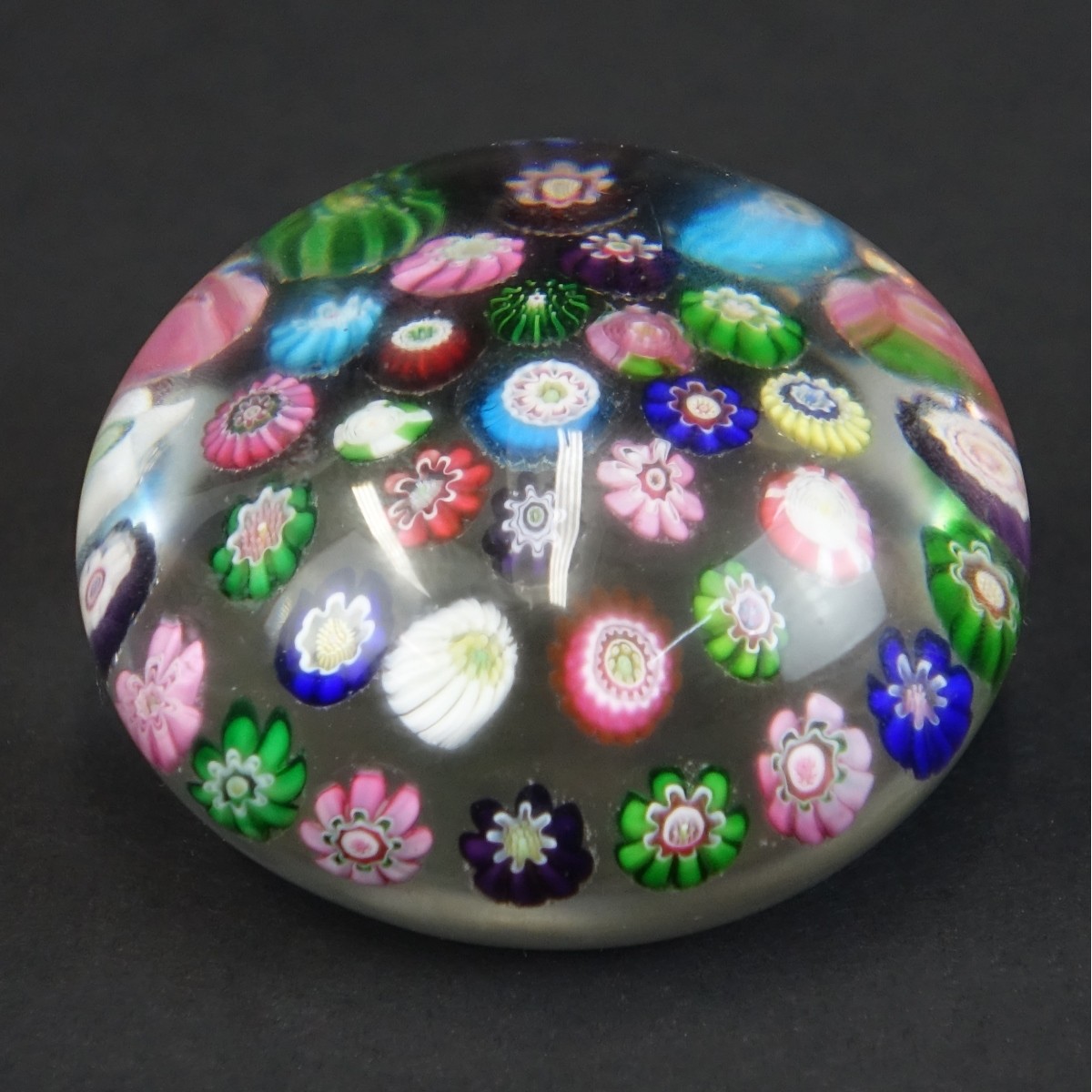 Antique Clichy Spaced Concentric Paperweight