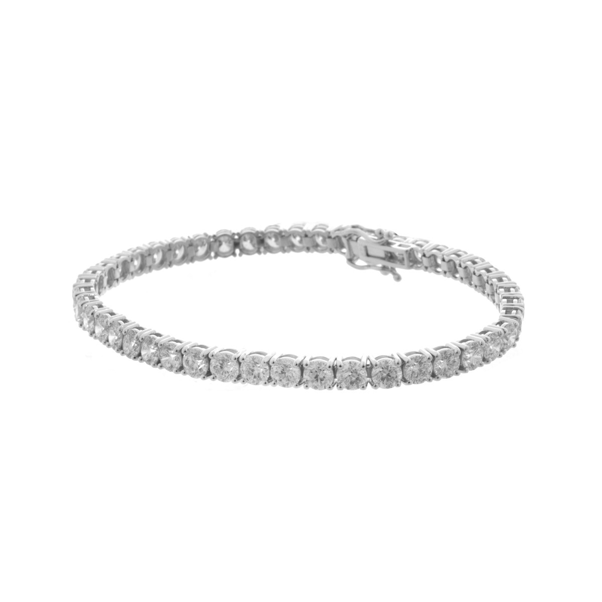 10.75 Carat Diamond Tennis Bracelet