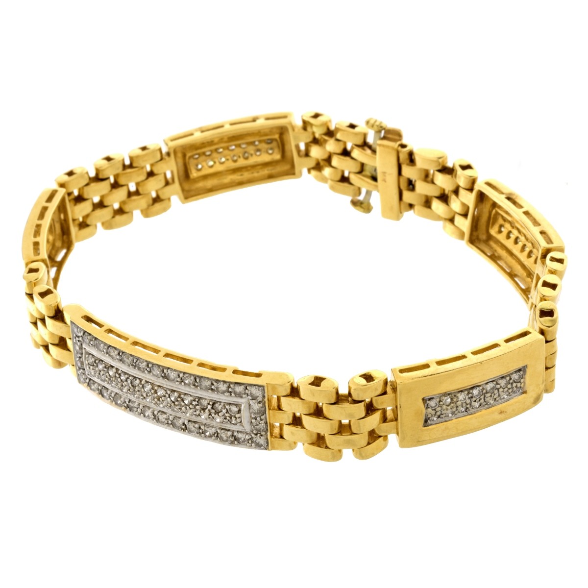 Diamond and 14K Bracelet