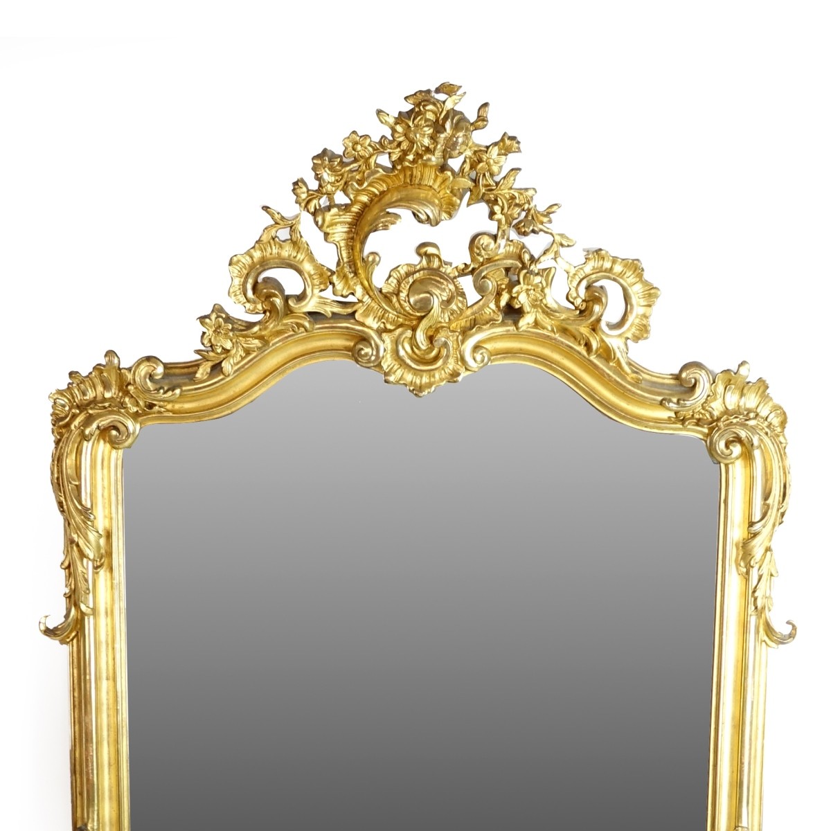 19th C. French Rococo Style Mirror