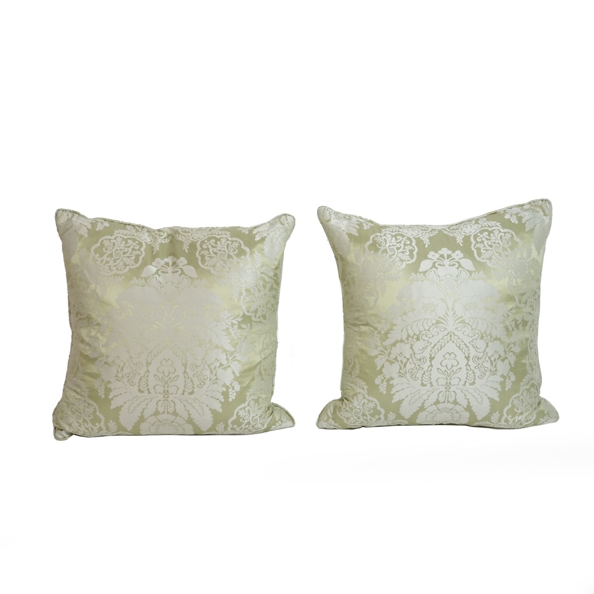 Pair of Scalamandre Silk Pillows